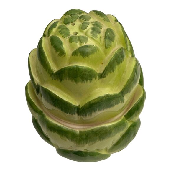 Vintage OCI Ominibus Ceramic Nested Artichoke Salt & Pepper Shaker Set  - A1259 - Picture 3 of 12